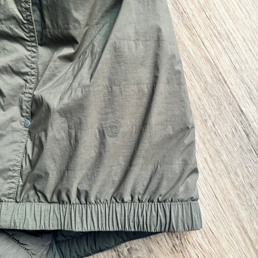 Lululemon Insulated Coaches Jacket Olive Green Size XL​ - Picture 7 of 10
